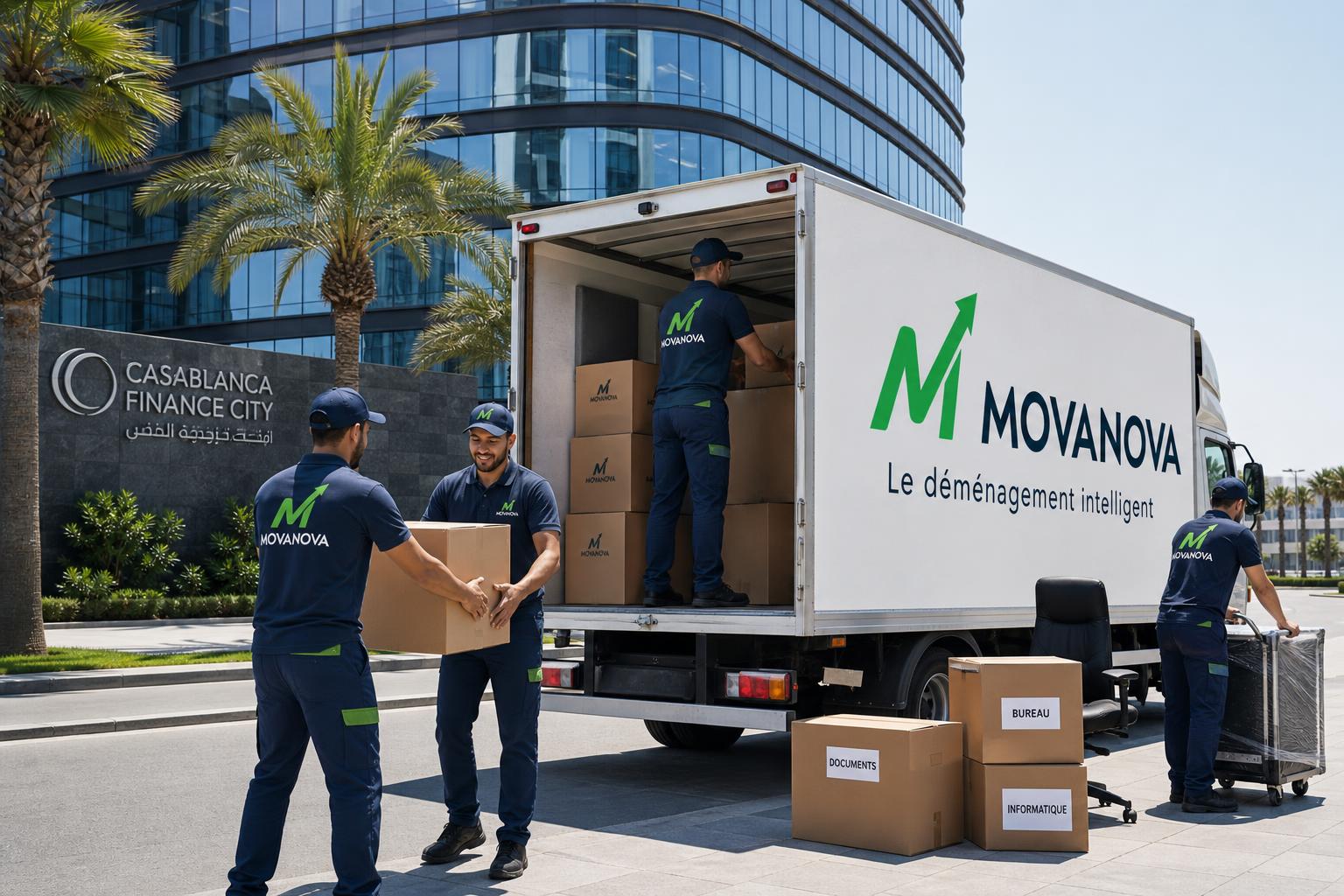 Déménagement d'entreprise par Movanova